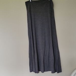 LuLaRoe Gray Maxi A-Line Skirt for Casual Wear